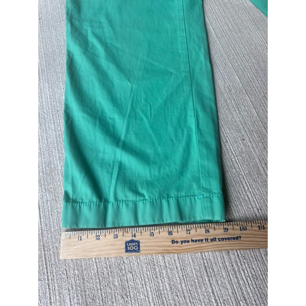 Tommy Hilfiger THFlex Mens Chinos Green Flat Front Pants 38x29 - Picture 6 of 9